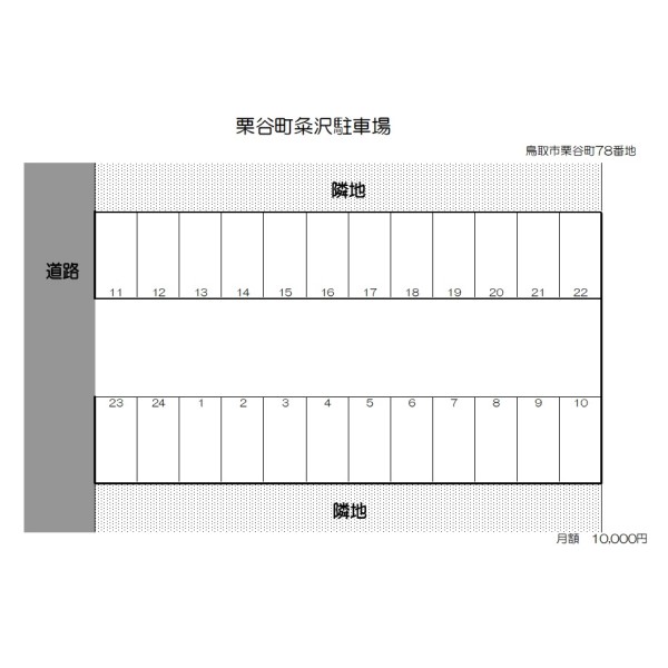 栗谷粂沢駐車場