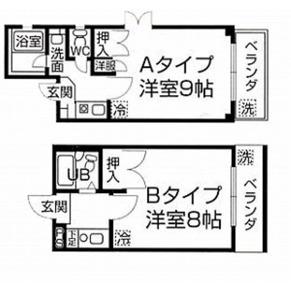 Hi-City湖山Ⅱ間取り図