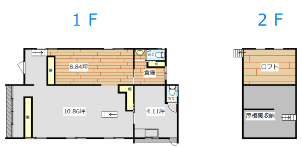 二階町粂沢テナント